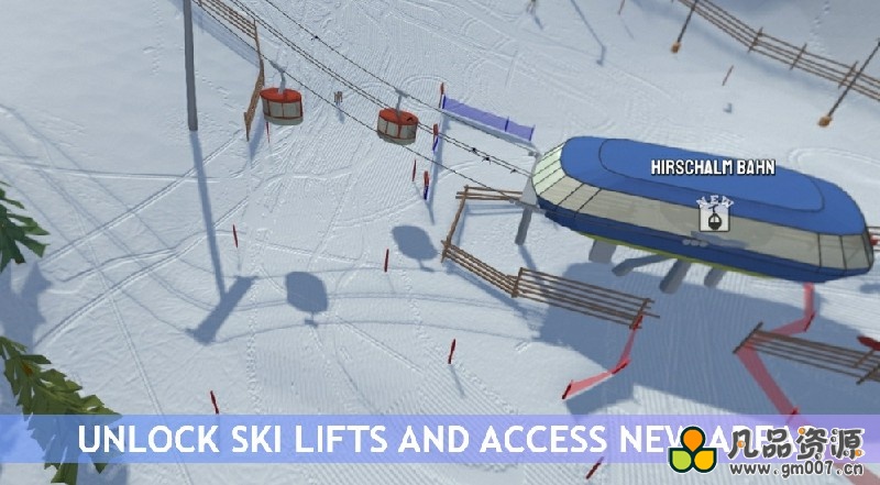 高山滑雪模拟器+解锁全部地图